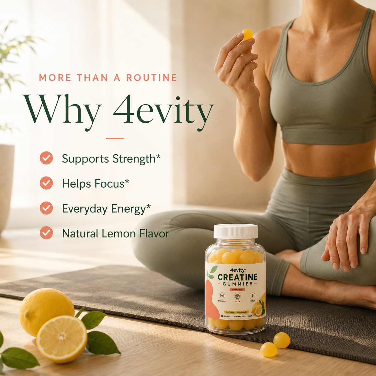 Lemon Creatine Gummies
