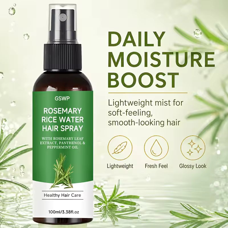 Rosemary Rice Water Spray for Hair